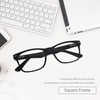 Global Glasses Women's and men's vintage glasses, square, unisex, popular,