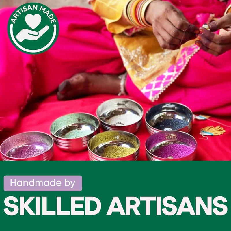 INK + ALLOY Game Day Tassel Seed Bead Earrings –