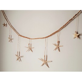 Hawaiian Decor Starfish 7P Ornament Starfish Garland Hawaiian Sundries Display
