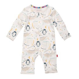 Magnetic Me Classic Magnetic Coveralls | Silky Soft Modal Fabric | Wheel Good Friend | 0-3 Months