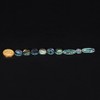 9pcs Colorful Abalone Shell Key Button Inlays for Tenor/ Alto/