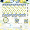 Lecheme 169 Pcs Capri Lemon Party Decorations Amalfi Coast Lemon