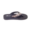 Pedi Couture SPA, pedicure, sandal, black with leopard look, M