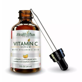 Anti-Aging Vitamin C Serum for Face with Hyaluronic Acid 1 oz