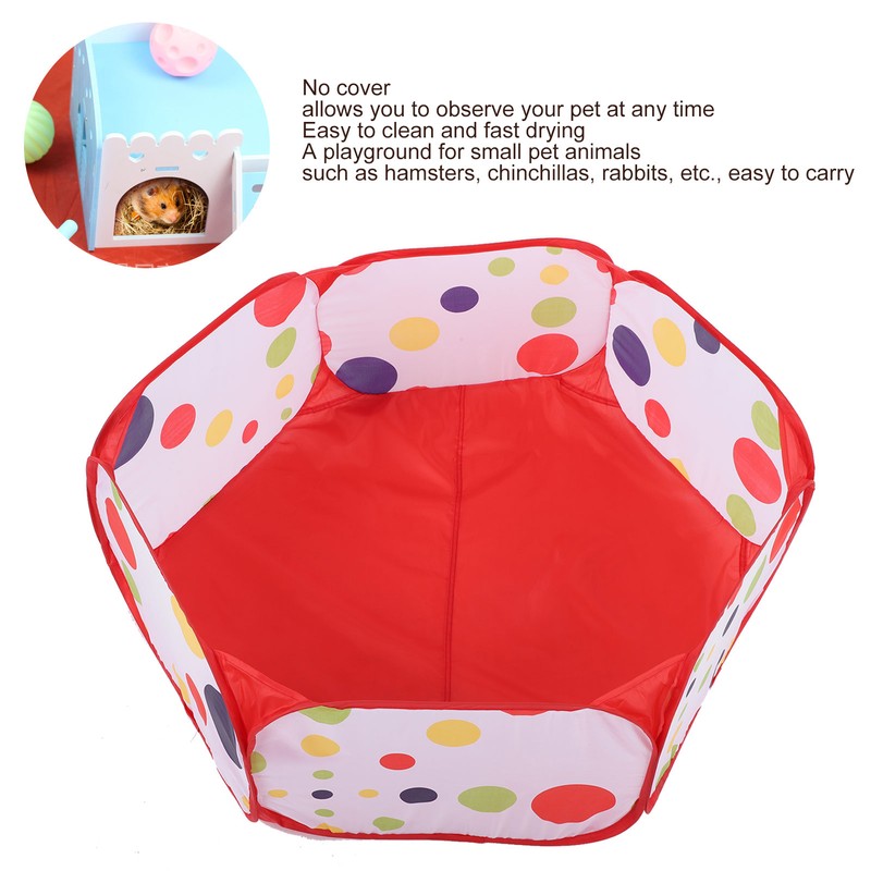 Foldable Small Pet Fence Portable Outdoor Enclosure Tent for Hamster