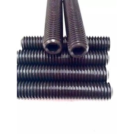 Unbranded 1/2-13 x 2-1/2"  CUP POINT SET SCREWS - BLACK ALLOY STEEL - 6 PIECES