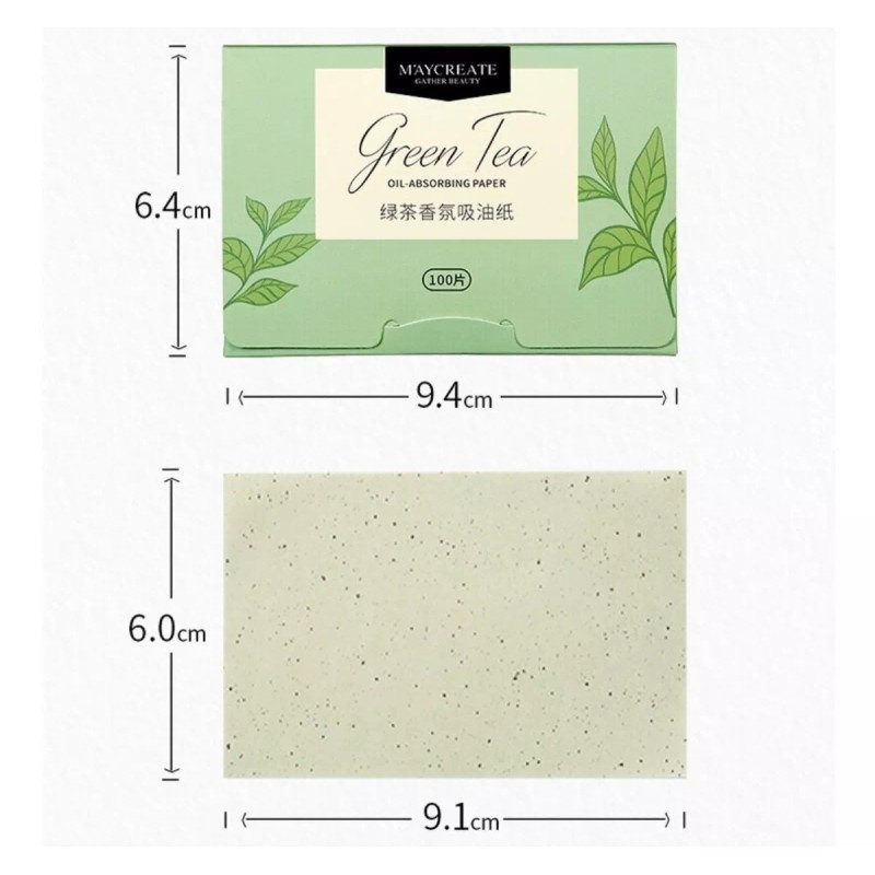 Veraly Papel Facial Absorbente De Grasa Elimina Brillo Portatil 1pz