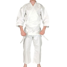 《Karate Gi 3-piece Set》Karate Top and Bottom + Obi Set (No. 1)