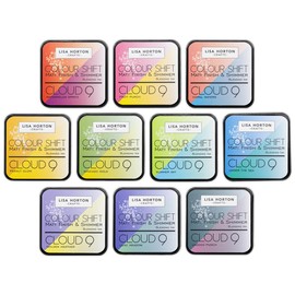 Lisa Horton Crafts Cloud 9 Color Shift Ink Pad 10pcc Assorted Colors