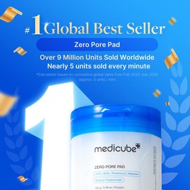 [medicube] Mix & Match Toner Padㅣ Pore, Use After Spot, Brightening Care for Clear & Glass Glow SkinㅣTikTok Viral Toner Pads:_Red & Gold for Use After Spot & Brightening