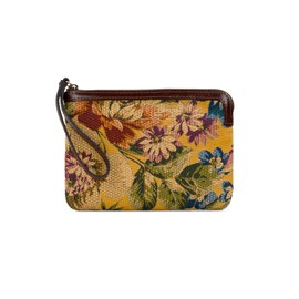 Patricia Nash Women's Wristlet, Floral Woven Tapestry, Small
