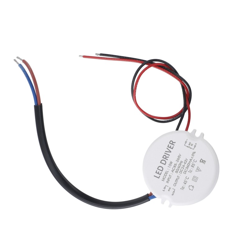 LED Power Supply Driver Waterproof Constant Voltage Transformer 360mA AC85‑265V