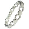 Horseshoe Design Magnetic Magnet Bangles (Silver)