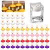 Floating Candles, Pack of 50 Floating Candles, Water Candles, Floating