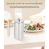 Olla de aceite de Acero inoxidable, 500 ml oliva Dispensador