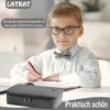 LATRAT Pencil Case, Large Capacity Pencil Case with Zippered, Capacity