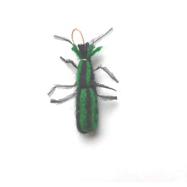 Kat Fly Cat Toy Teaser Wand Refill - Beetle Cat Toy Teaser Attachment - Green