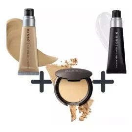 Bissú Kit Bissu Primer Rostro Maquillaje Líquido Polvo Compacto