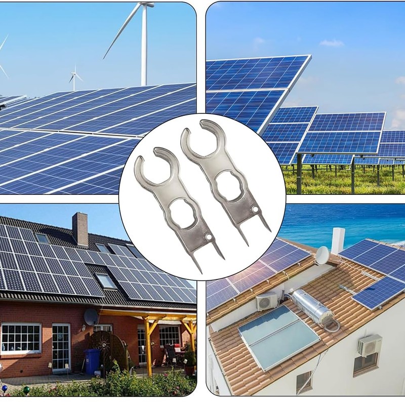 Solar Wrench,2 Pieces MC4 Tool,MC4 Key Solar Tool,MC4 Keys,Solar Wrench