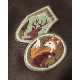 Gymboree,And Toddler Embroidered Faux Leather Jackets,Forest Bomber,5T