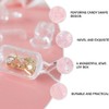ARTIBETTER 24Pcs Candy Shaped Jewelry Box Mini Clear Jewelry Case