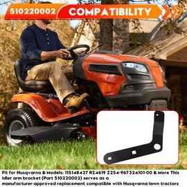 510220002 Lawn Tractor Idler Arm Bracket Fits for Husqvarna