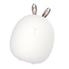 Silicone Night Light USB Rechargeable LED Light Source Cute Rabbit