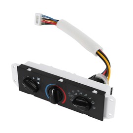 TUCKBOLD A/C Heater Climate Control Panel for Jeep Wrangler TJ 2.4L 4.0L 13 Pin Durable No.55056558AA | Front A/C Heater Climate Control Module Black 1 Set