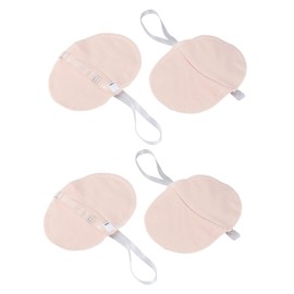 Healvian 2pairs Underarm Sweat Absorbing Pads for Men and Women Reusable Leak Antiperspirant Soft and Breathable for Use