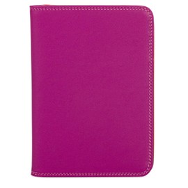 mywalit Leather Travel Passport Cover | Sangria Multi | 3 Cards, Notes And Transparent Passport Section