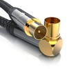 CSL - 0.5 m Angled Antenna Cable with Braiding 8k