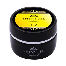 Shiny Gel 4-Colored Gels 177 G Clear Yellow UV/LED, JNA Test Color
