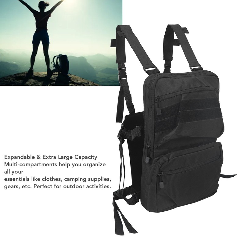 Camping Backpack Expandable Hiking Backpack for Men Women Water Resistant