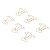 100pcs Dog Shape Paper Clips Improved Slip Resistance Rust Proof