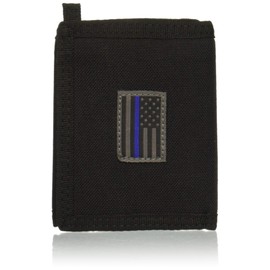 USA US American Flag Tactical Patriotic Military Trifold Wallet Money Holder (Black TBL)