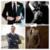 BrightPocket Mens Tie Solid Satin Colors Neckties For Wear at