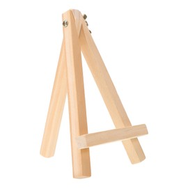 Sewroro Small Wood Easel Stand for Painting Canvas Portable A-Frame Tripod Tabletop Easel Wood Display Artist Easel Art Craft Painting Easel