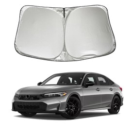 XHRING Windshield Sun Shade Sunshade Compatible with Honda Civic 2025 2024-2022 Accessories Car Front Window Sun Shield Cover