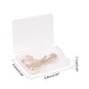 PH PandaHall Fish Hook Keychain, Brass Key Ring Golden Solid