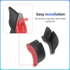 Motorcycle Rear Tail Spoiler Wing Fairing,ABS Carbon Fiber, Compatible with