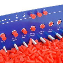 High Temp Masking Supply .187" x .343" STP103 Silicone Rubber Plugs - 250 Pack - Tapered Stoppers for Powder Coating, Painting, Ceramic Coating, Sealing Holes - Non-Toxic, Flexible, Reusable