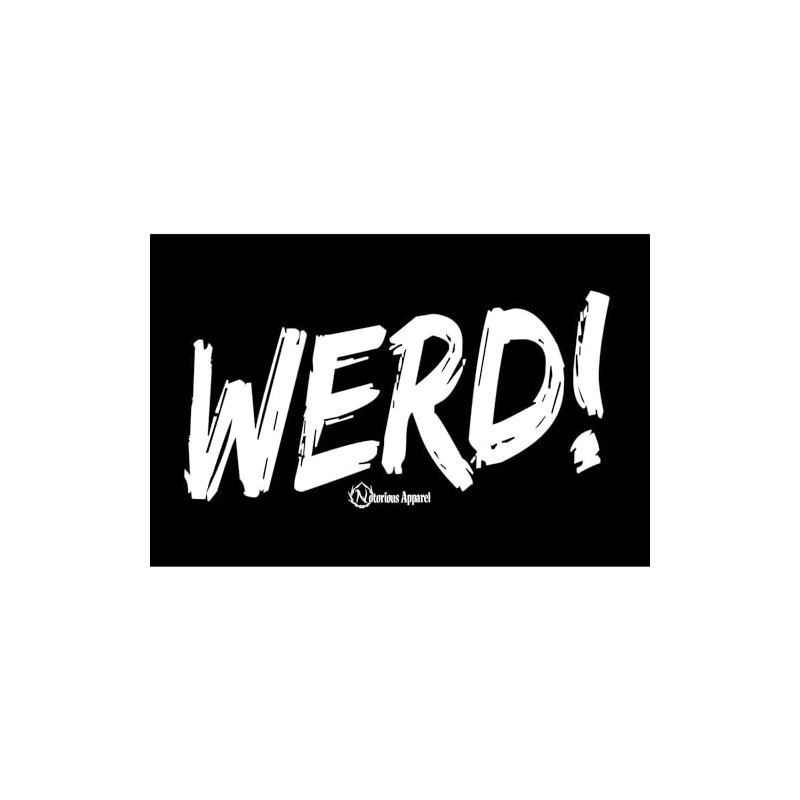 CafePress Werd Oval Sticker Oval Car Bumper Sticker