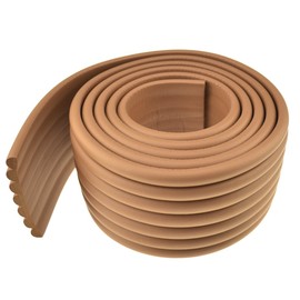 FiveSeasonStuff Versatile Protectors for Kids | Peace of Mind Baby Proofing and Child Safety | Multifunctional Mint Foam Guard Prevents Injuries from Edge, Corner & Most Surfaces | 1 Roll (Brown) 2 Metres (80mmx8mm)