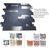 weimeisc 10-Sheet Peel and Stick Backsplash Tile, PVC Mixed Metal