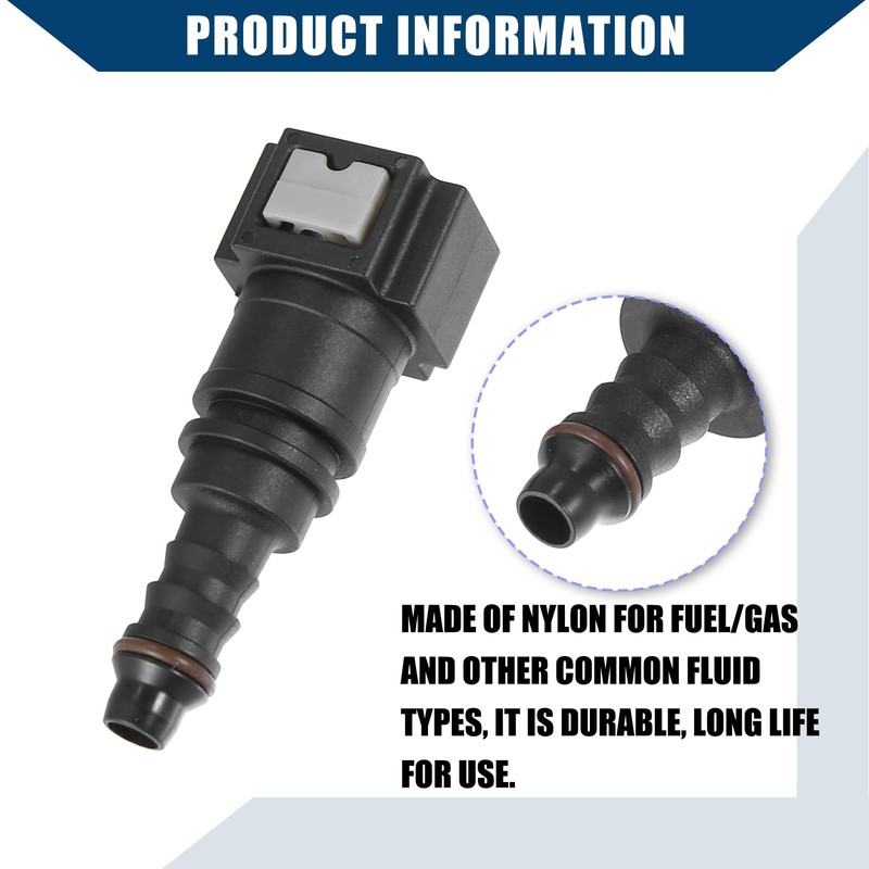 Hihaha 7.89mm SAE to 8mm Straight Fuel Hose Quick Release