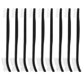 9 pcs Double-Ended Nylon Detailing Crevice Brushes Kit, Double-Ended Nylon Detailing Crevice Brushes for Kitchen, Sink, Bathroom, Gaps, Corner, Small Space