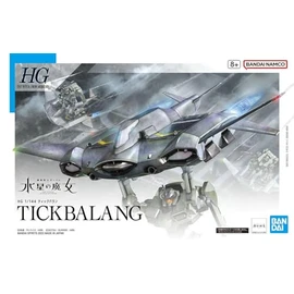 Bandai Spirits HG Mobile Suit Gundam Witch of Mercury Tick Balan, 1/144 Scale, Color-Coded Plastic Model
