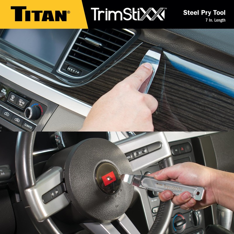 Titan 11571 Trim Stixx 7-Inch Wedge Pry Bar Tool with