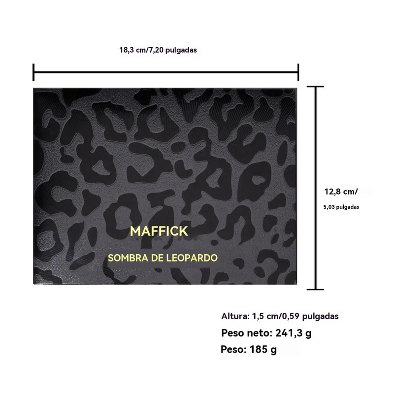 MAFFICK Paleta de Sombras de Ojos, 24 Colores, Acabado Mate