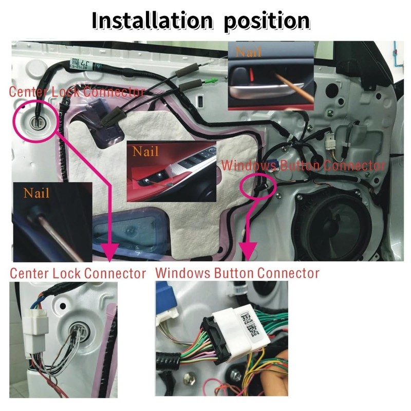 Automatic Power Folding Mirror Control Module Kit for Lexus IS300